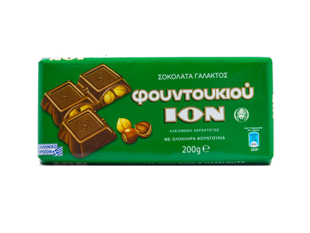 ION Milk Chocolate with Hazelnuts 200g