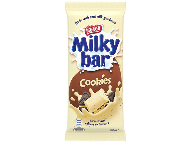Nestlé Milky Bar Milk & Cookies 180g
