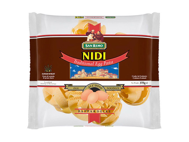 San Remo Nidi Traditional Egg Pasta Pappardelle 375g