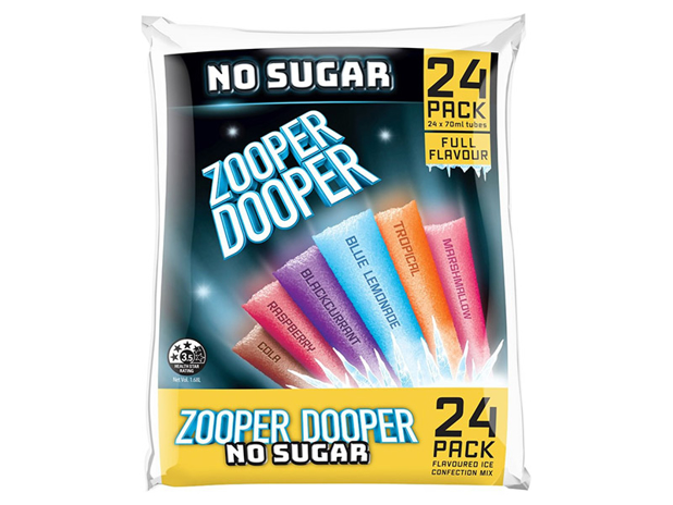 Zooper Dooper No Sugar 24 Pack