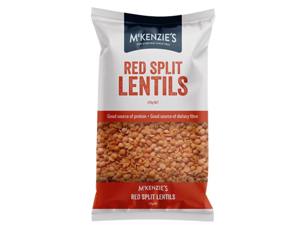 McKenzie's Lentils Red 375g