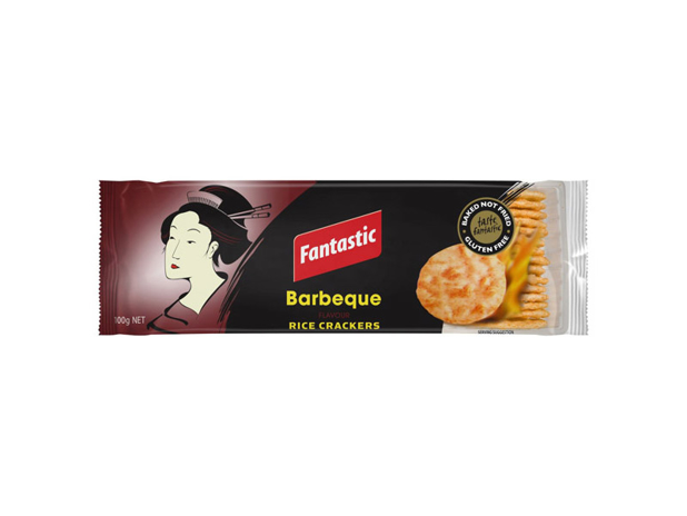 Fantastic Rice Crackers BBQ 100g