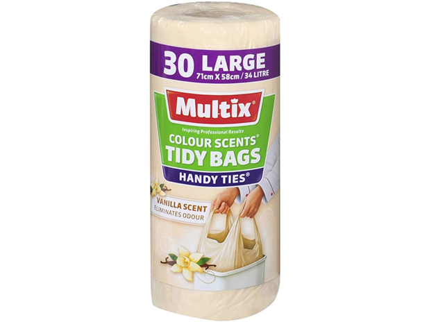 Multix Kitchen Tidy Vanilla Scented Large 30 Pack