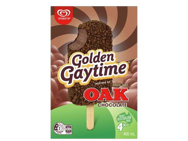 Streets Golden Gaytime Ice Cream Chocolate Oak 4 Pack