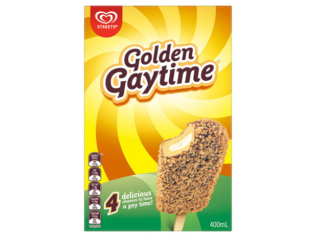 Streets Golden Gaytime Ice Cream Original 4 Pack