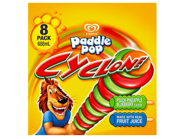 Streets Paddle Pop Water Ice Cyclone 8 Pack