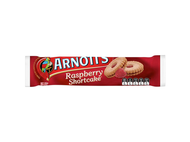 Arnott's Raspberry Shortcake 250g