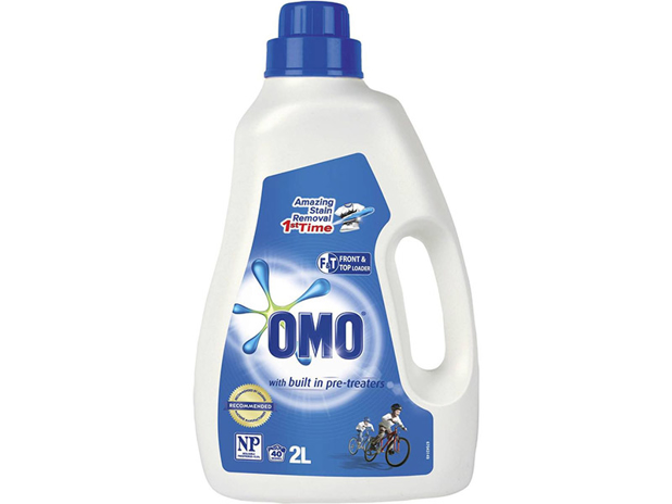 Omo Active Clean Laundry Liquid Detergent Front & Top Loader 2 Litre