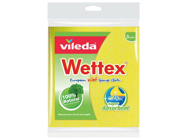 Vileda Wettex Cloth Sponge 3 Pack