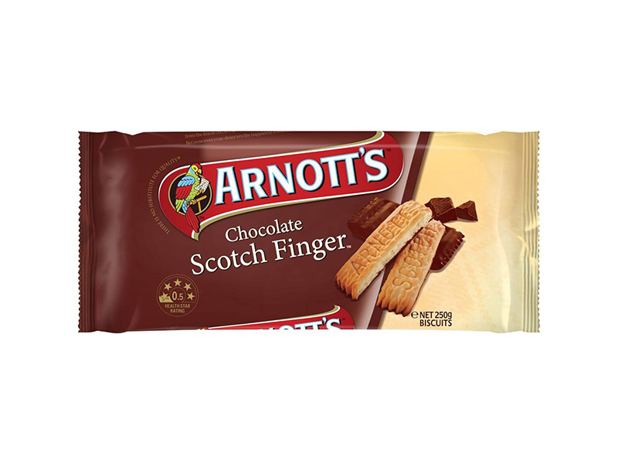 Arnott's Scotch Finger Chocolate Coated Biscuits 250g