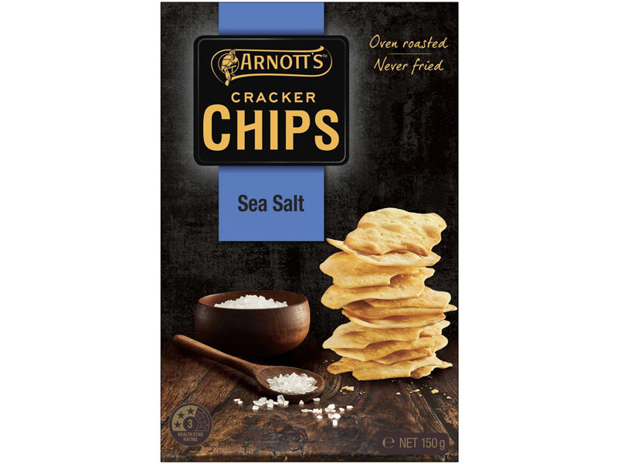 Arnott's Cracker Chips Sea Salt 150g