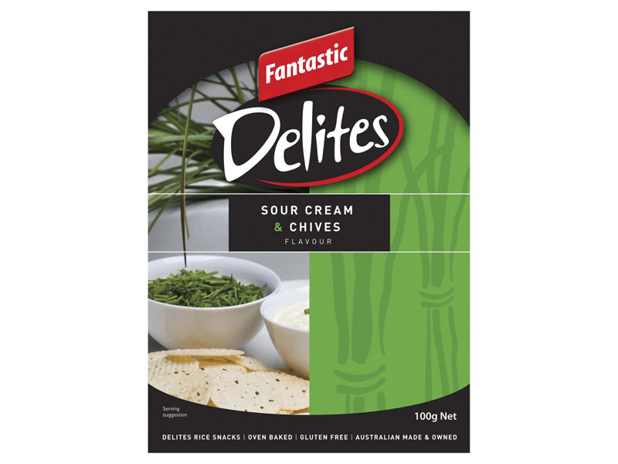 Fantastic Delites Sour Cream & Chives 100g