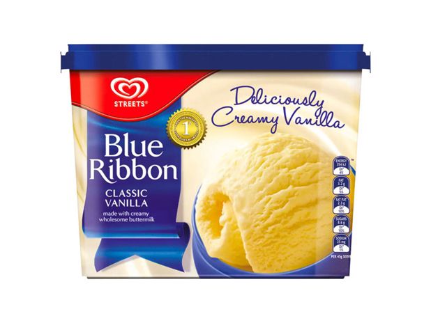 Streets Blue Ribbon Vanilla Ice Cream 2 Litre