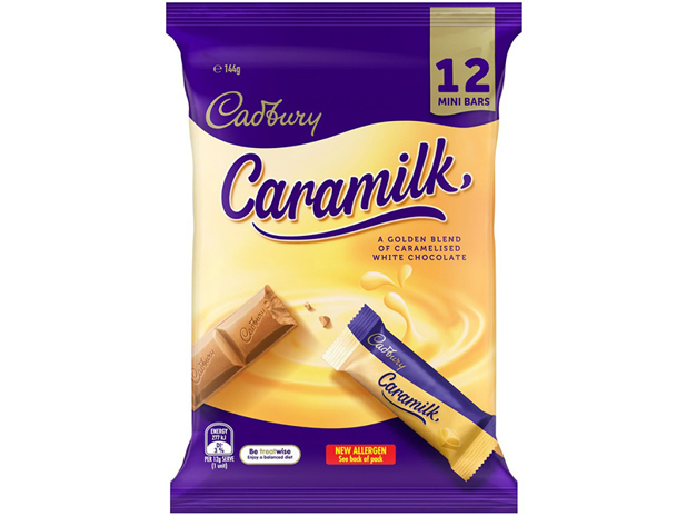 Cadbury Caramilk Sharepack 144g 12 Pack