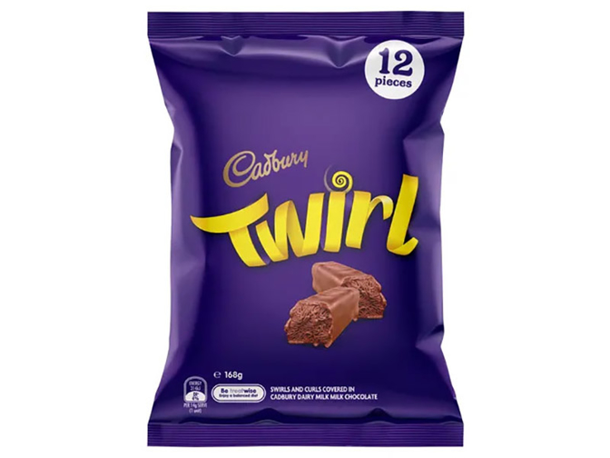 Cadbury Twirl Sharepack 12 Pack 168g