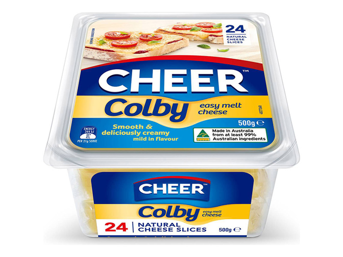 Cheer Cheese Colby Slice 500g
