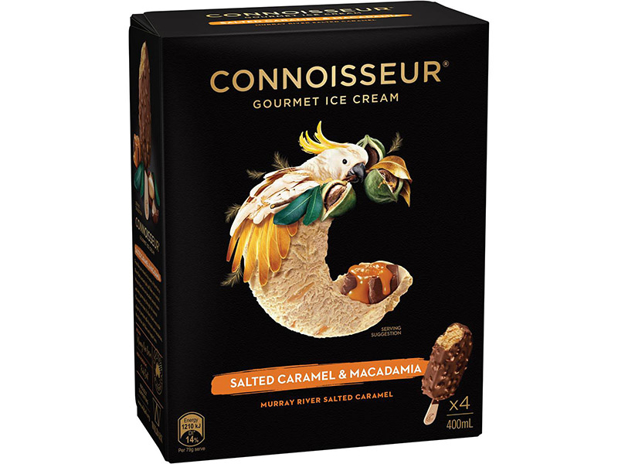 Connoisseur Ice Cream Salted Caramel 4-pack