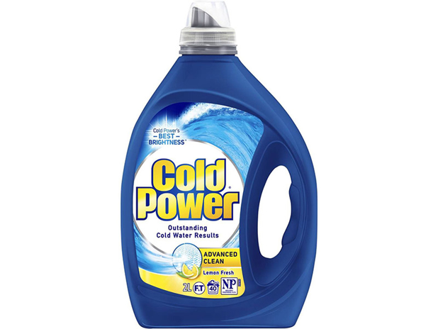 Cold Power Advanced Clean Laundry Detergent Liquid Lemon 2 Litre