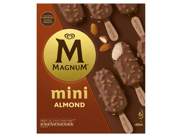 Magnum Mini Ice Cream Almond 360ml 6 Pack