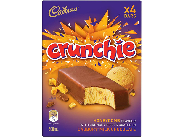 Cadbury Crunchie Bars 4 Pack