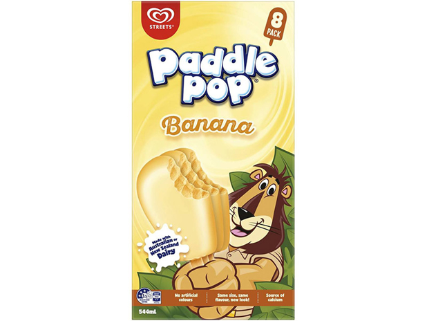 Streets Paddle Pop Banana 8 Pack