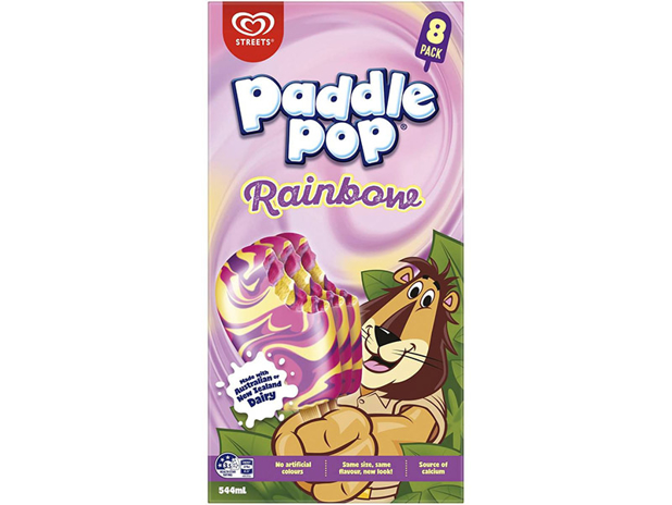 Streets Paddle Pop Rainbow 8 Pack