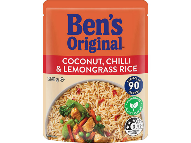 Ben's Original Coconut Chilli & Lemongrass Microwave Rice 250g